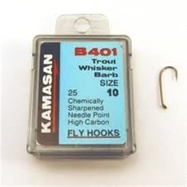 Grote foto kamasan b401 trout whisker barb 25 st vlieghaken sport en fitness vissport