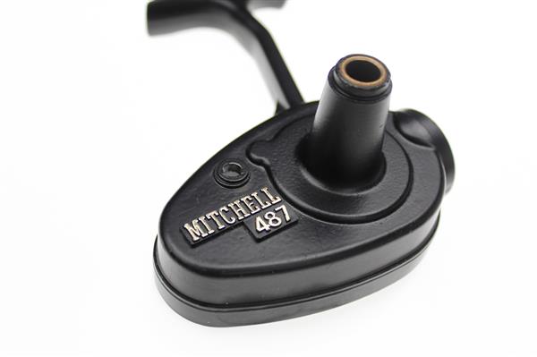 Grote foto vintage mitchell 487 molen body molen onderdeel sport en fitness vissport