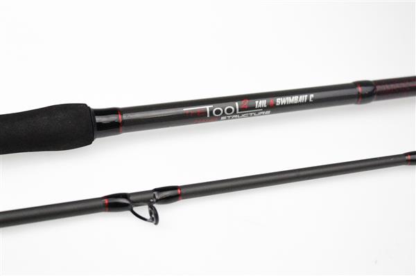 Grote foto iron claw the tool2 tail swimbait 2.55m 175gr baitcaster hengel sport en fitness vissport