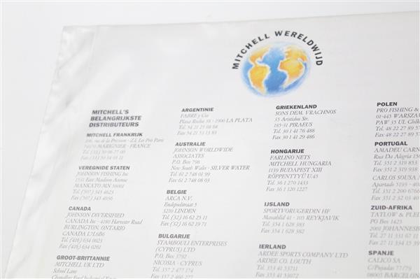 Grote foto vintage mitchell catalogus de wereld van mitchell 1994 sport en fitness vissport