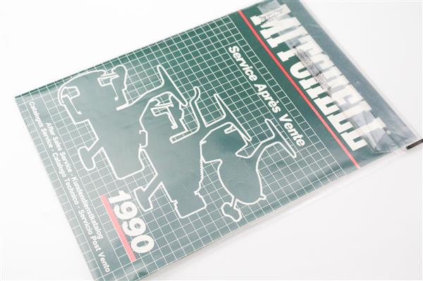 Grote foto mitchell service catalogus 1990 service apres vente after sales service sport en fitness vissport