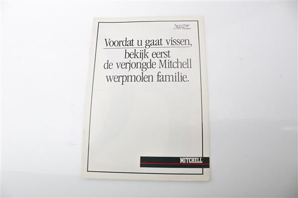Grote foto mitchell folder sport en fitness vissport