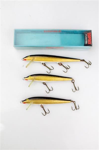 Grote foto rapala original wobbler floating 9 en 11 cm g set van 3 pluggen sport en fitness vissport