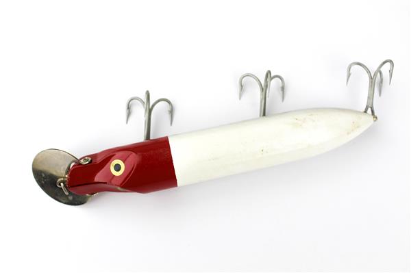 Grote foto vintage abu hi lo 15 cm red head made in japan kunstaas sport en fitness vissport