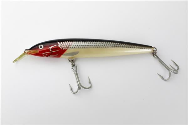 Grote foto rapala magnum 18cm floating black red head plug sport en fitness vissport
