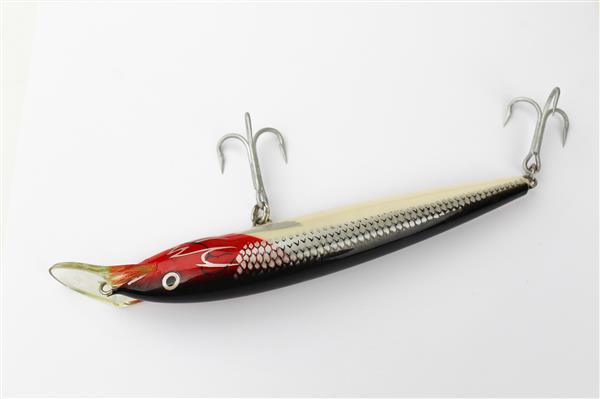 Grote foto rapala magnum 18cm floating black red head plug sport en fitness vissport