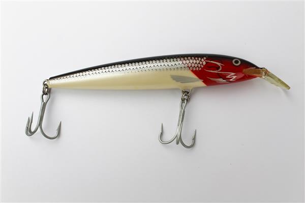 Grote foto rapala magnum 18cm floating black red head plug sport en fitness vissport