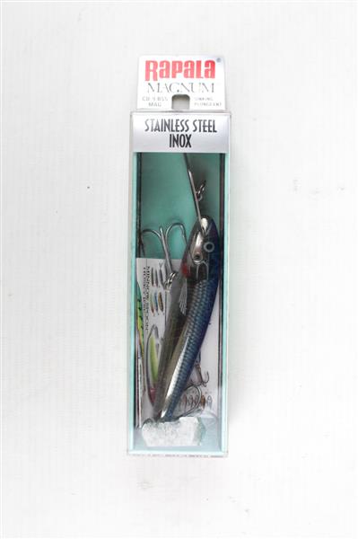Grote foto rapala magnum bss mag blue stainless steel inox sinking plug cd 7 7cm 12g sport en fitness vissport