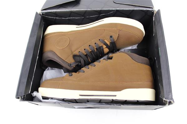 Grote foto korda all weather mid trainers tan ivory shoes maat 47 5 visschoenen kleding heren schoenen