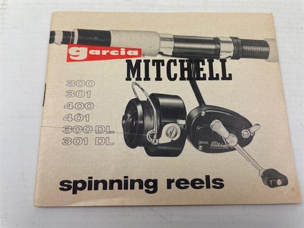 Grote foto garcia mitchell spinning reels 300 301 400 401 300 dl 310 dl folder sport en fitness vissport