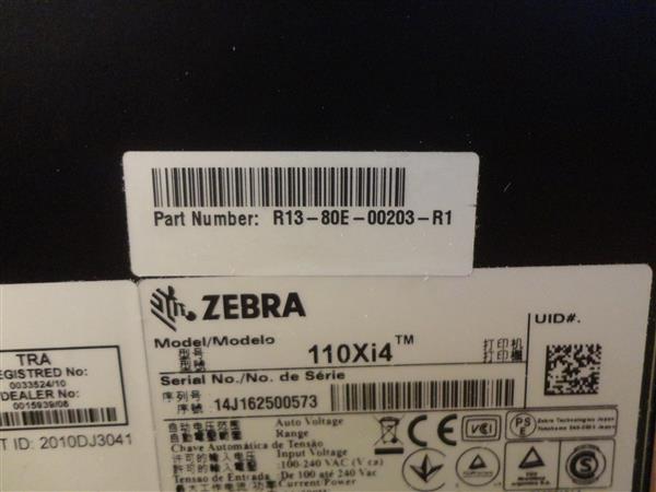 Grote foto zebra 110xi4 300dpi thermal barcode label printer usb network computers en software printers