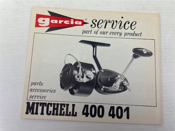 Grote foto garcia service boekje van mitchell 400 401 molen sport en fitness vissport
