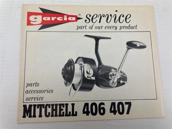 Grote foto garcia service boekje van mitchell 406 407 molen sport en fitness vissport