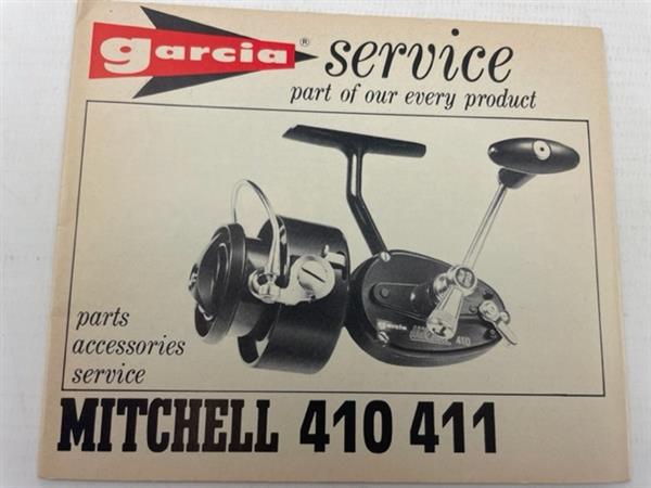 Grote foto garcia service boekje van mitchell 410 411 molen sport en fitness vissport