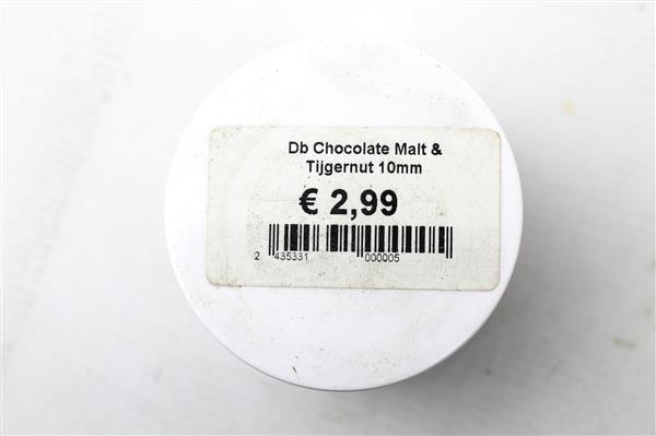 Grote foto db chocolate malt tijgernut 10mm sport en fitness vissport