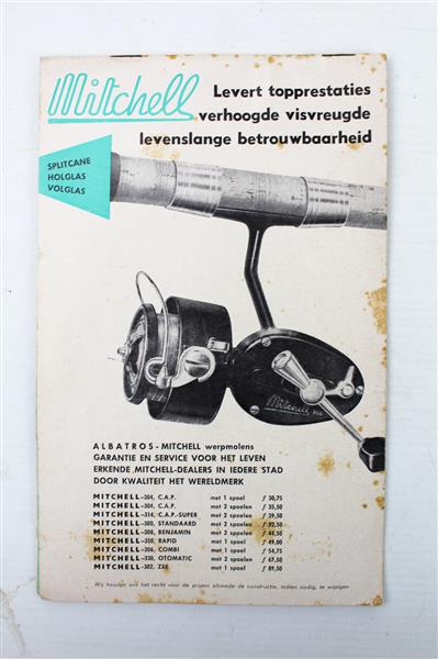 Grote foto vintage albatros mitchell nieuws 1961 1962 catalogus sport en fitness vissport