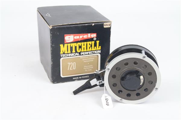 Grote foto garcia mitchel 720 automatic fly reel j04602 nieuw in doos vliegvisreel sport en fitness vissport