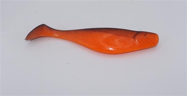 Grote foto shads 12 cm oranje zwart sport en fitness vissport