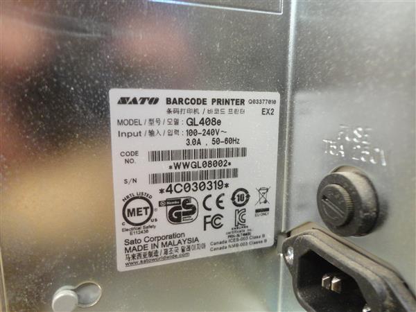 Grote foto sato gl408e thermal label printer 203dpi lan usb gl408 computers en software printers