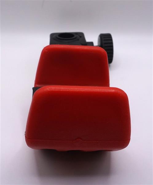 Grote foto hengelsteun rood sport en fitness vissport