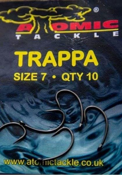 Grote foto atomic tackle gunsmoke trappa maat 7 10 st karperhaken sport en fitness vissport