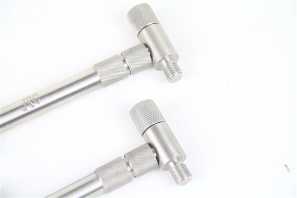 Grote foto jrc stainless adjustable goal post buzzerbar 3 rod set van 2 sport en fitness vissport