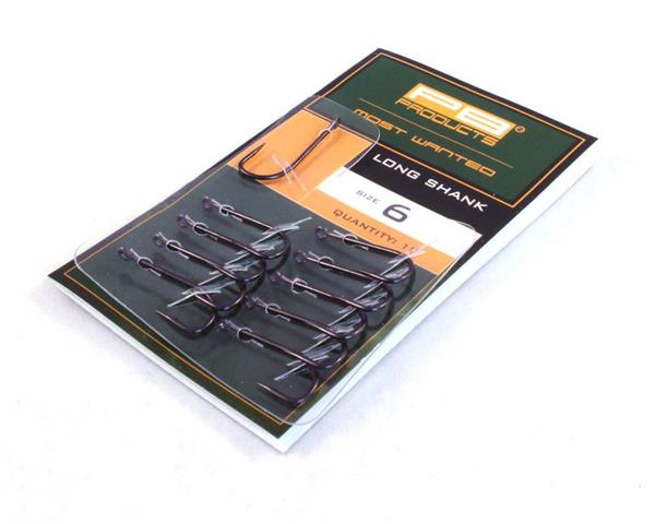 Grote foto pb products long shank 10 st karperhaken sport en fitness vissport