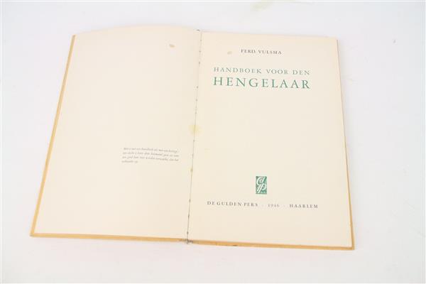 Grote foto handboek voor den hengelaar ferd vulsma boek sport en fitness vissport