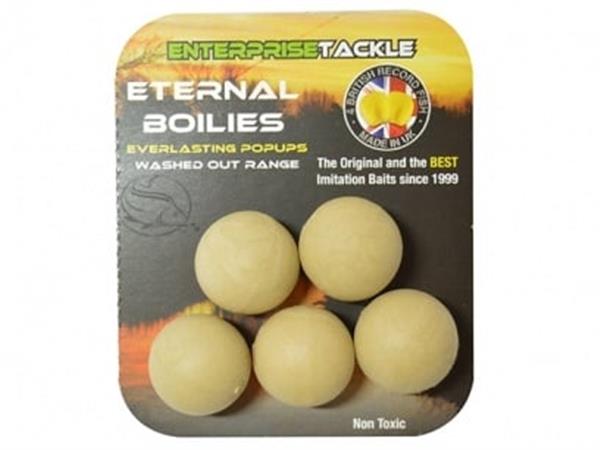 Grote foto enterprise tackle eternal boilies washed out brown 15mm 5 st sport en fitness vissport