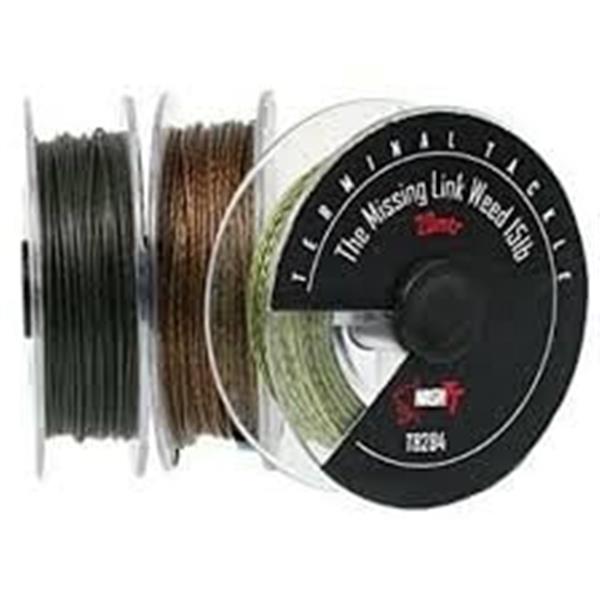 Grote foto nash tt missing link weed 35 lb 20 m gevlochten onderlijn sport en fitness vissport