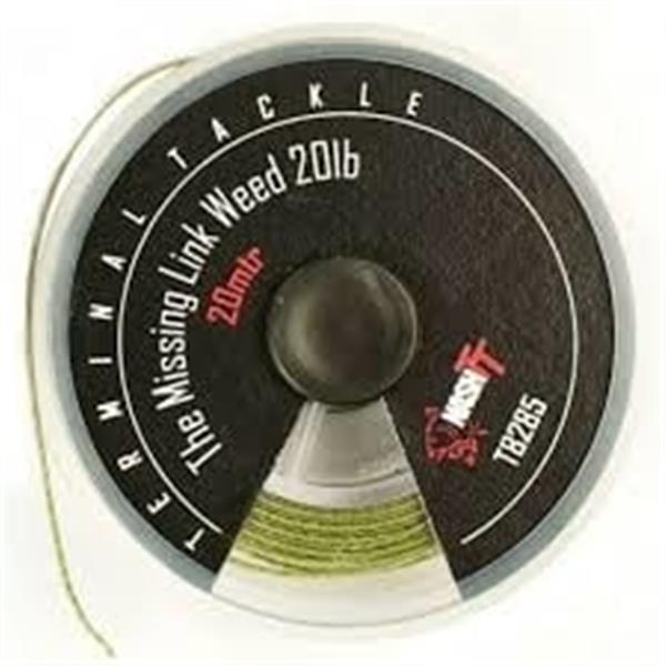 Grote foto nash tt missing link weed 35 lb 20 m gevlochten onderlijn sport en fitness vissport
