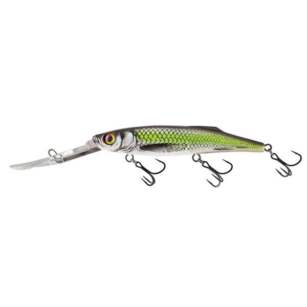 Grote foto salmo freediver floating sdr 12 cm plug silver chartreuse shad sport en fitness vissport