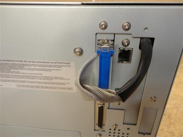 Grote foto toshiba tec b sx4t thermal barcode label printer rj 45 ethernet computers en software printers