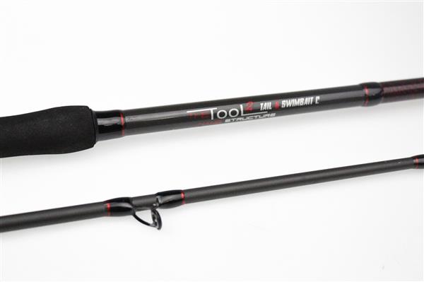 Grote foto iron claw the tool2 tail swimbait 2.55m 175gr baitcaster hengel sport en fitness vissport