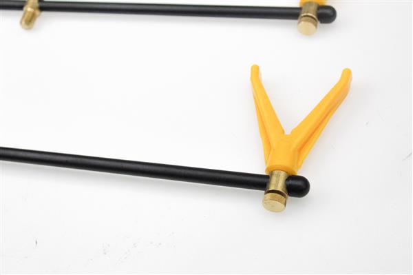 Grote foto dam alu 2 rod buzzerbar met verstelbare rod rests sport en fitness vissport