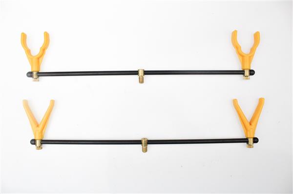 Grote foto dam alu 2 rod buzzerbar met verstelbare rod rests sport en fitness vissport