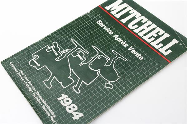 Grote foto mitchell after sales service 1984 service apres vente kundendienstkatalog sport en fitness vissport