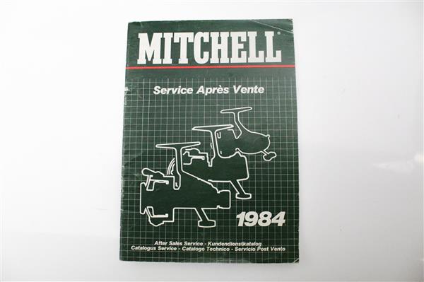 Grote foto mitchell after sales service 1984 service apres vente kundendienstkatalog sport en fitness vissport
