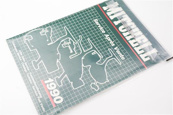 Grote foto mitchell service catalogus 1990 service apres vente after sales service sport en fitness vissport