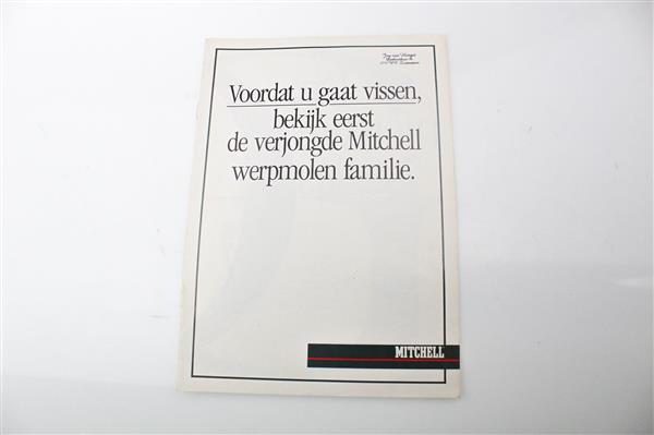 Grote foto mitchell folder sport en fitness vissport