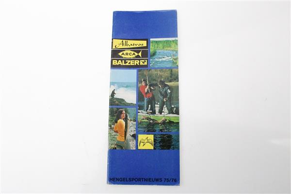 Grote foto albatros arca balzer catalogus folder hengelsportnieuws 75 76 sport en fitness vissport