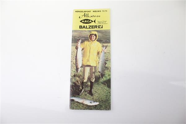 Grote foto albatros arca balzer catalogus folder hengelsport nieuws 73 74 albatros galion folder sport en fitness vissport