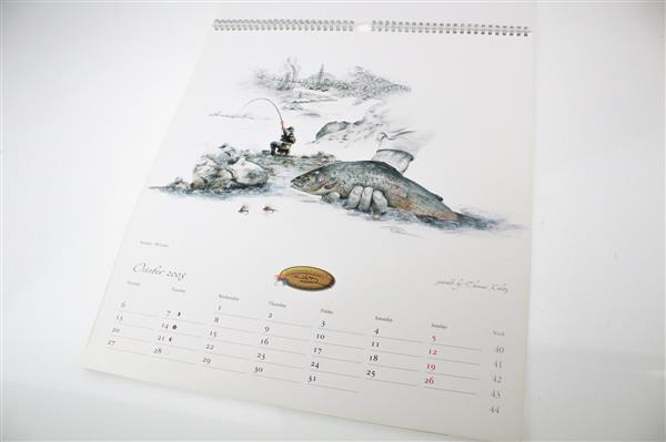 Grote foto dreamwaters 2008 flyfishing gallery kalender sport en fitness vissport