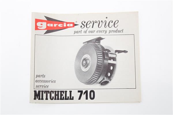 Grote foto garcia service boekje van mitchell 710 vliegvisreel usa sport en fitness vissport