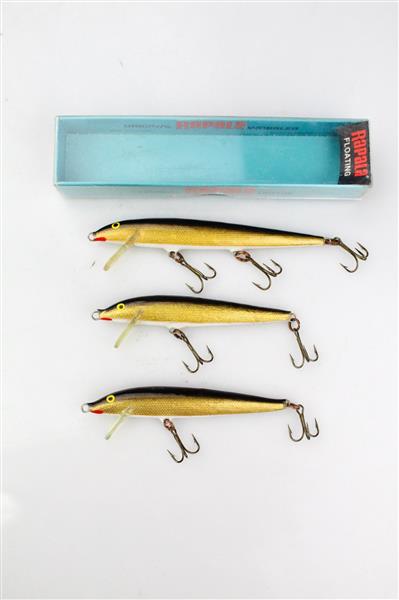 Grote foto rapala original wobbler floating 9 en 11 cm g set van 3 pluggen sport en fitness vissport