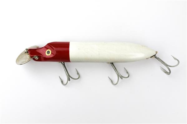 Grote foto vintage abu hi lo 15 cm red head made in japan kunstaas sport en fitness vissport