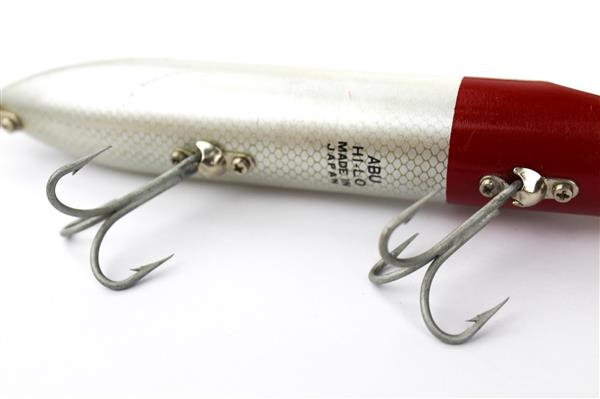 Grote foto vintage abu hi lo 15 cm red head made in japan kunstaas sport en fitness vissport