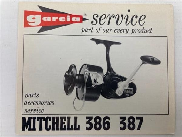 Grote foto garcia service boekje van mitchell 386 387 molen sport en fitness vissport