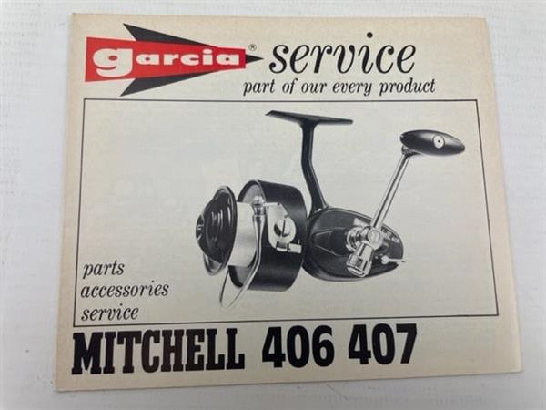 Grote foto garcia service boekje van mitchell 406 407 molen sport en fitness vissport