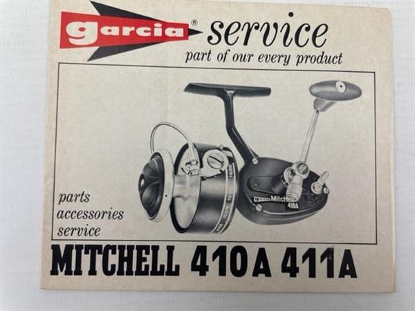 Grote foto garcia service boekje van mitchell 410a 411a molen sport en fitness vissport